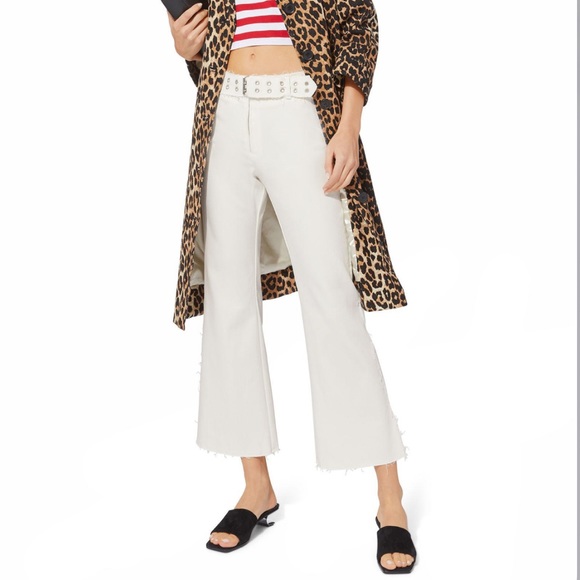 MIAOU Presley White Flare Jeans - Picture 2 of 4